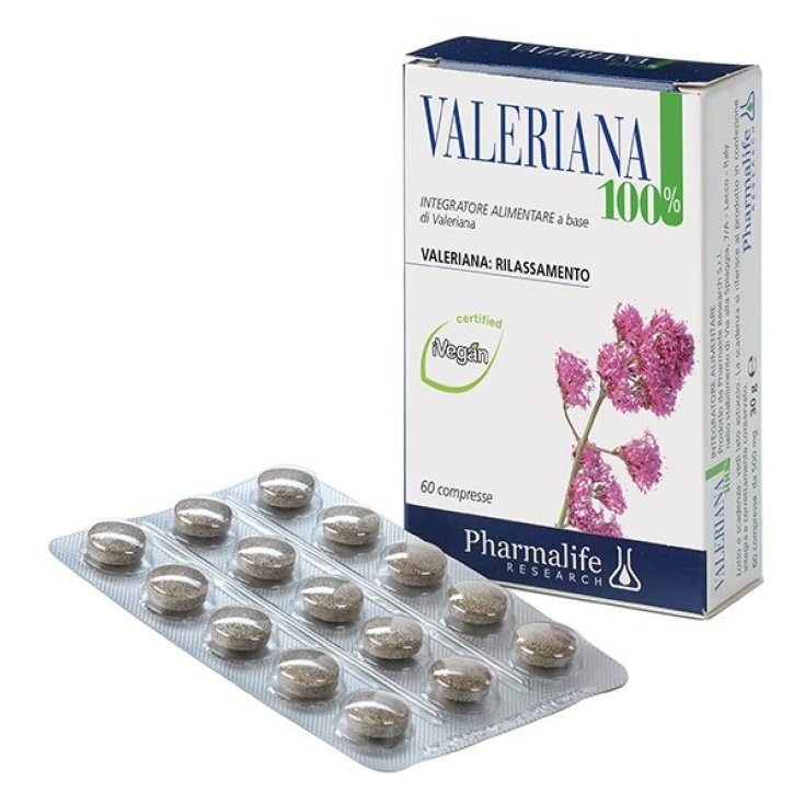 Pharmalife Research Valeriana 100% Complemento Alimenticio 60 Comprimidos