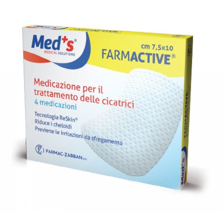 Med's Farmactive Cicatrices 7,5x10 4 Piezas