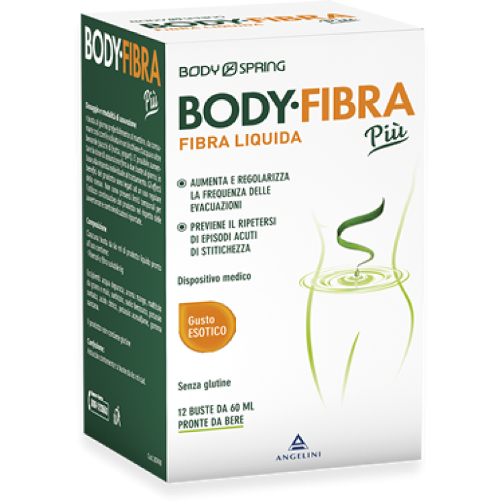 Body Spring Fibra Corporal Sabor Más Exótico Sin Gluten 12 Sobres de 60ml