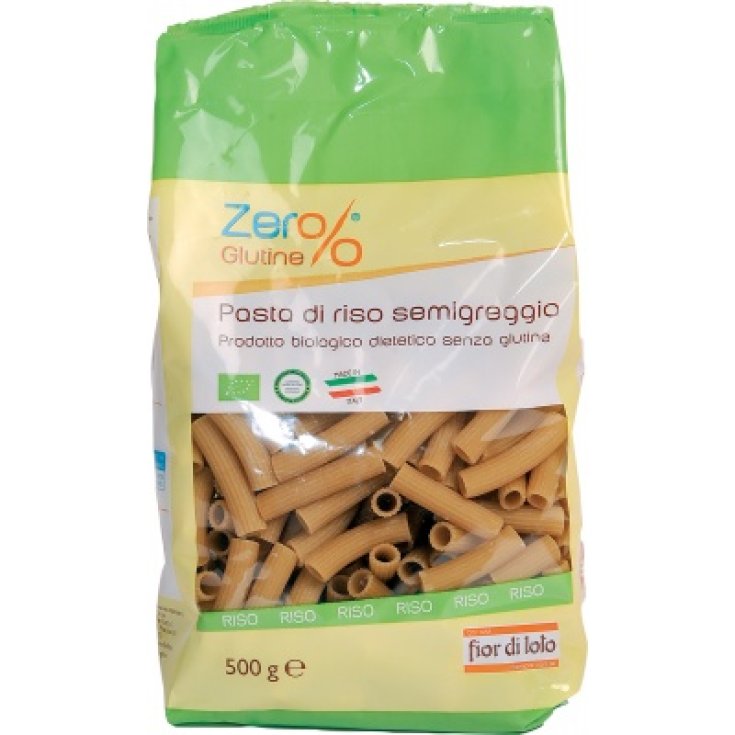 Fior Di Loto Zero% Gluten Rigatoni De Arroz Descascarillado Bio Sin Gluten 500g