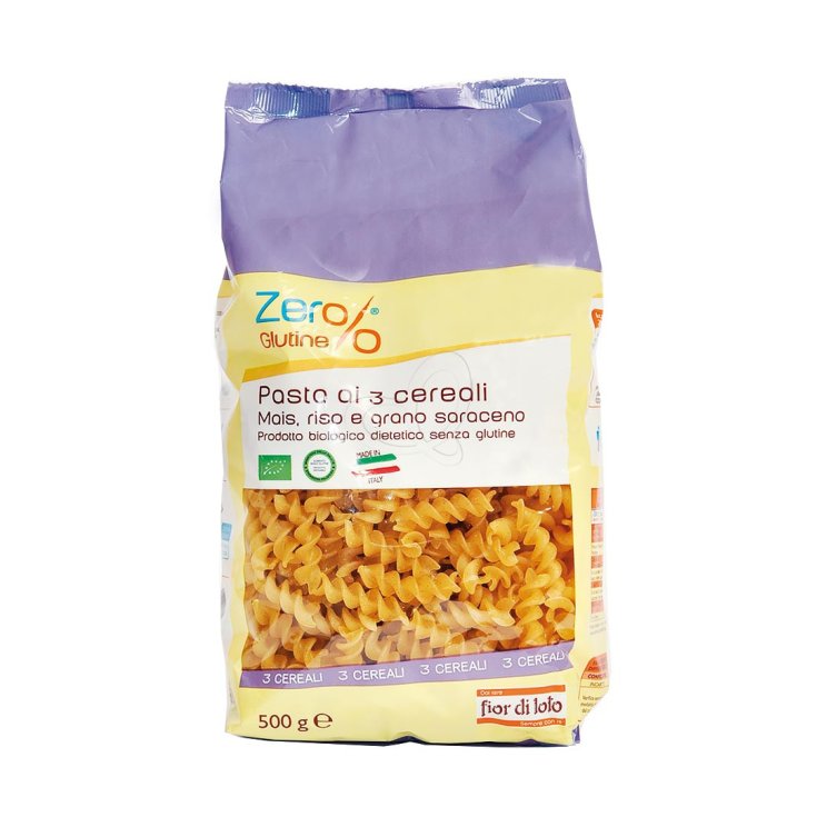 Fusilli 3 Cereales Cero% Gluten Ecológico 500g