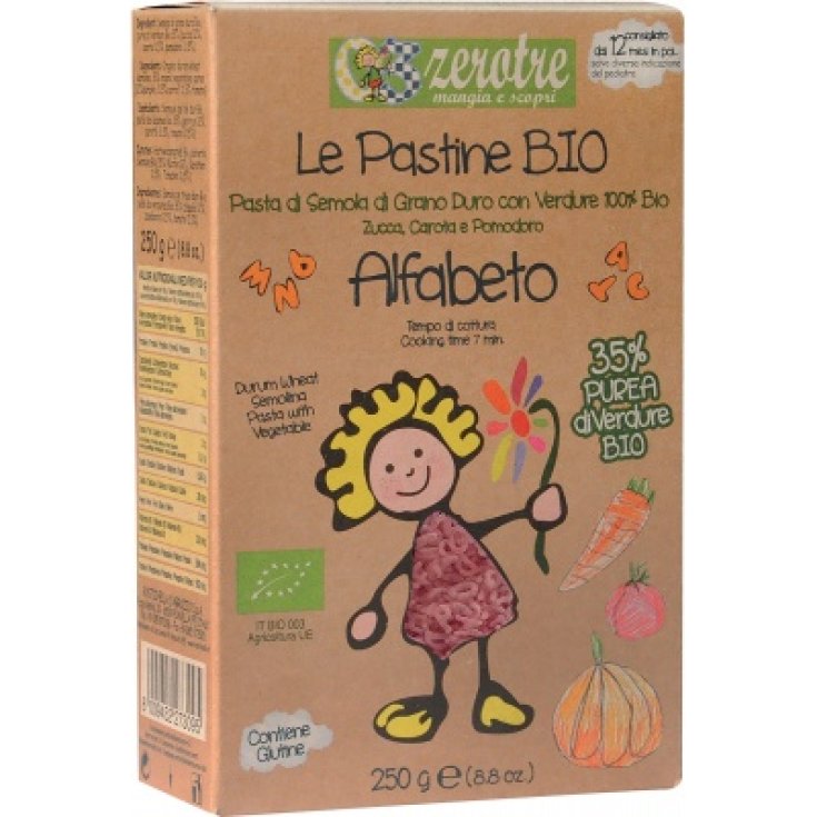 Fior Di Loto Zerotre Alphabet Line Con Puré De Verduras Ecológicas 250g