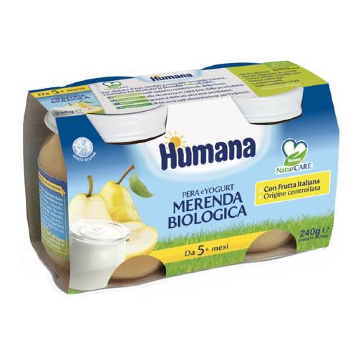 Snack de Yogur de Pera Humana Ecológico 2x120g