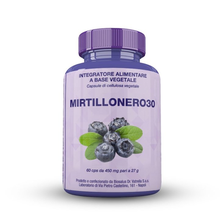 Biosalus® Mirtillonero30 Complemento Alimenticio 60 Cápsulas