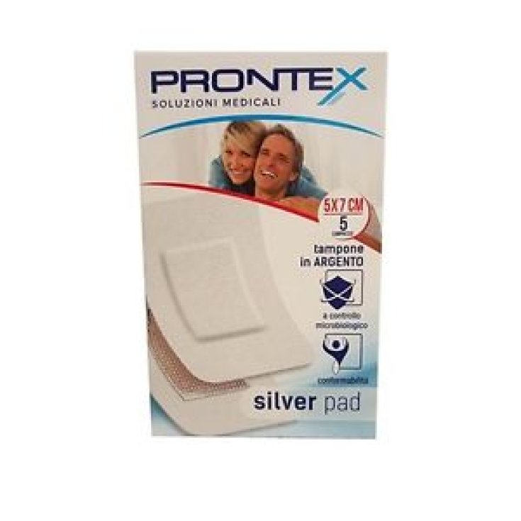 Safety Prontex Silver Pad Parche Plata 10x8 5 Parches