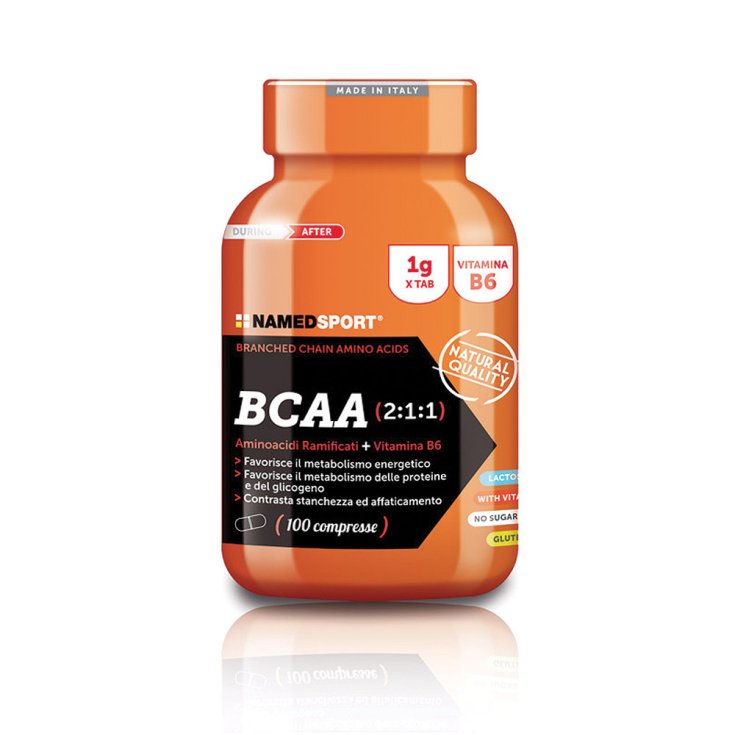 NamedSport BCAA 2:1:1 Complemento Alimenticio 100 Comprimidos