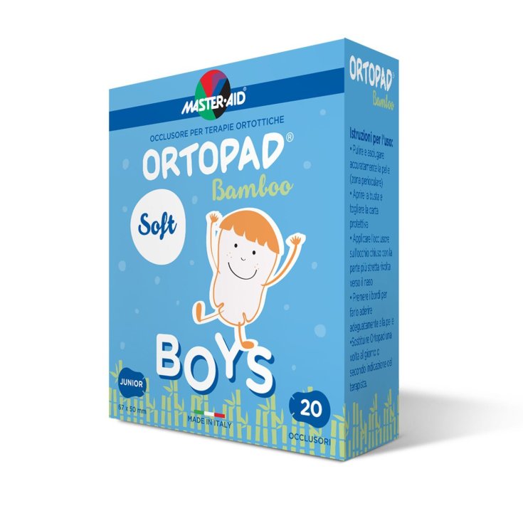 Master-Aid® Ortopad® Soft Boys Occluder para terapias ortopédicas Junior 20 piezas