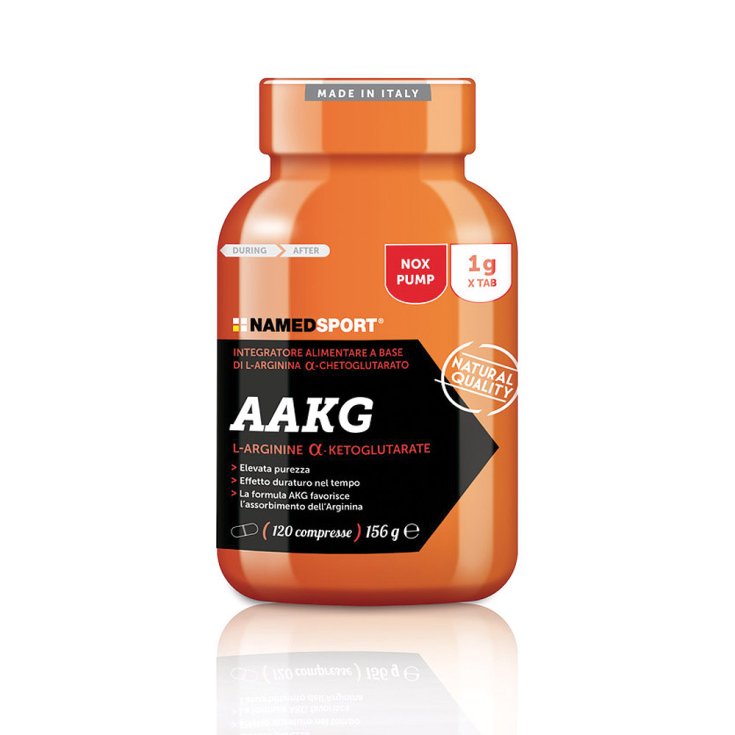 NamedSport AAKG Arginina α-cetoglutarato Complemento Alimenticio 120 Comprimidos