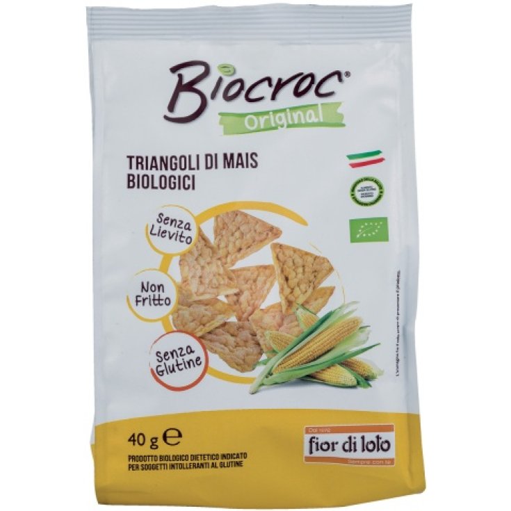 Biocroc Triángulos De Maíz Ecológico Sin Gluten 40g