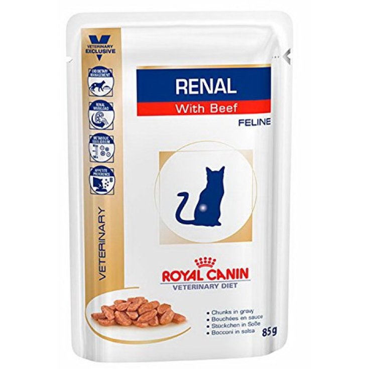 Royal Canin Renal Con Carne De Vacuno Para Gatos 12x85g