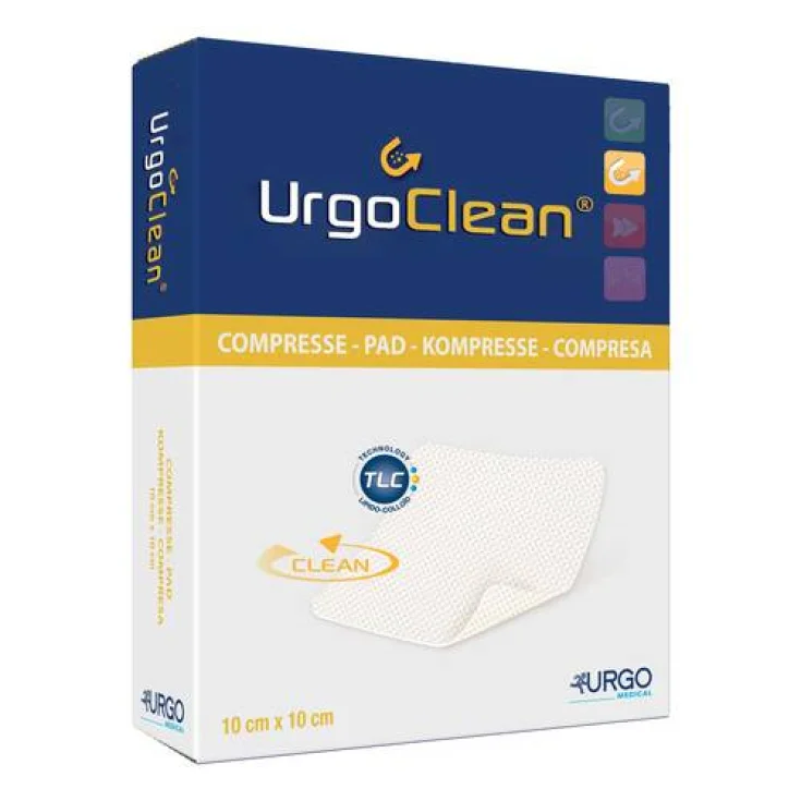 Urgo Urgoclean Apósito Estéril Pastillas De Gasa 10x10cm 10 Piezas