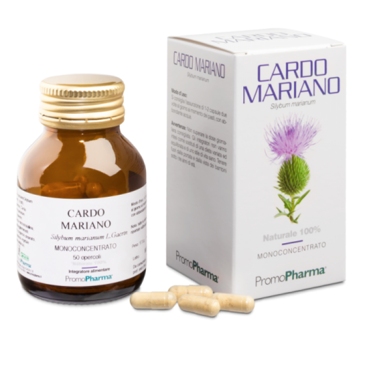 PromoPharma Cardo Mariano Monoconcentrado Complemento Alimenticio 50 Cápsulas