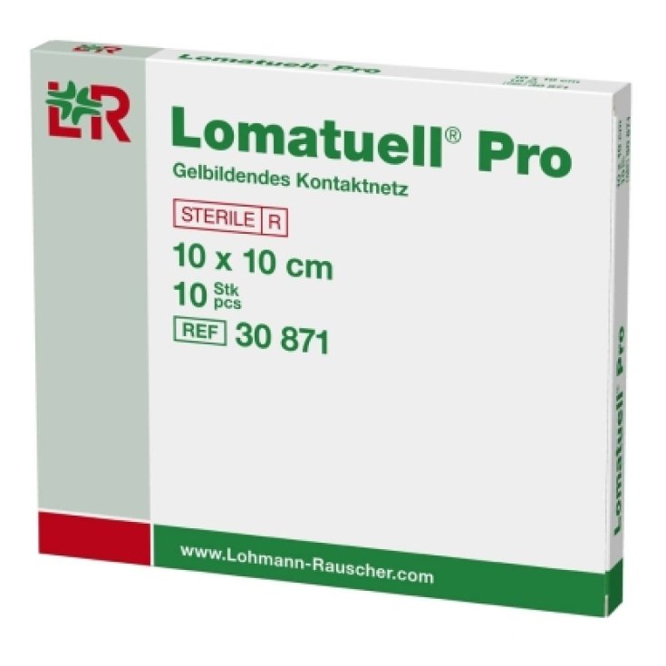 Lohmann & Rauscher Lomatuell Pro Gelling Contact Net 10x10cm 10 Piezas