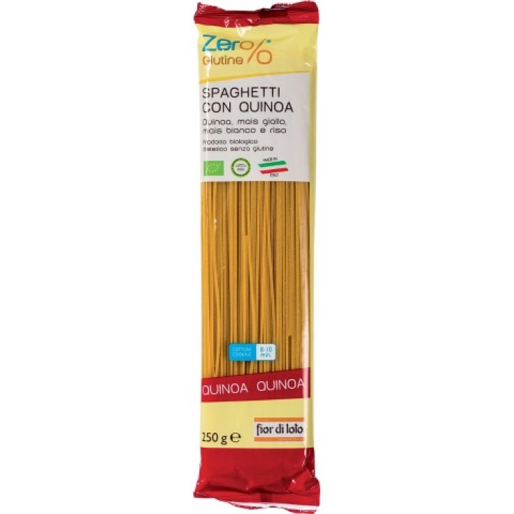 Fior Di Loto Zero% Gluten Spaghetti Con Quinoa Ecológico 250g