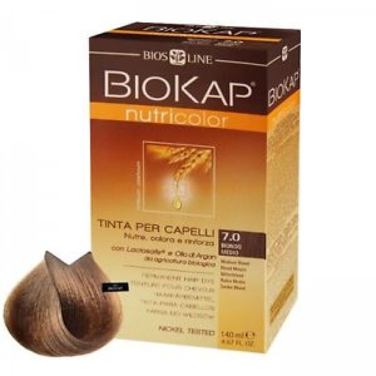 Biosline Biokap Nutricolor Delicato Color 7.0 Rubio Medio