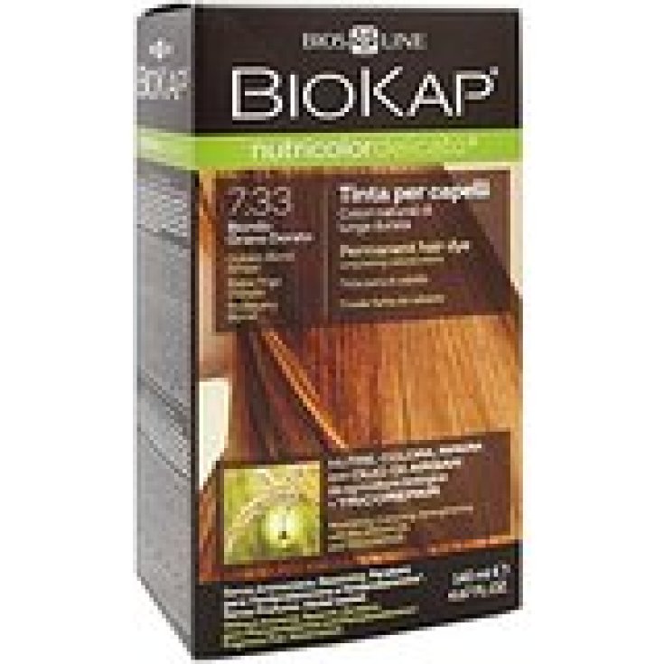 Biokap Nutricolor Cabello Delicado Tono 7.33 Rubio Dorado