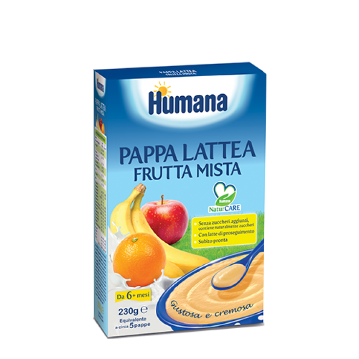 Papilla Lechosa Con Fruta Mixta Humana 230g