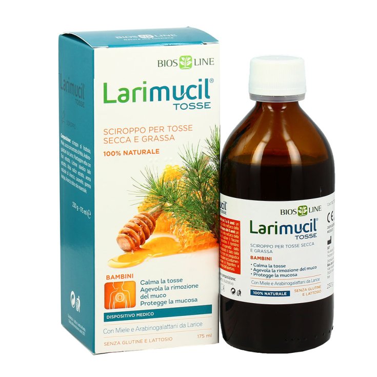 Línea Bios Larimucil Jarabe Para La Tos Infantil Sin Gluten 175ml