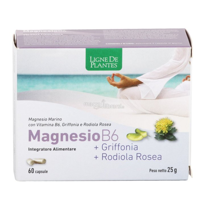 Magnesio B6 Griffonia Rodiola Complemento Alimenticio 60 Cápsulas