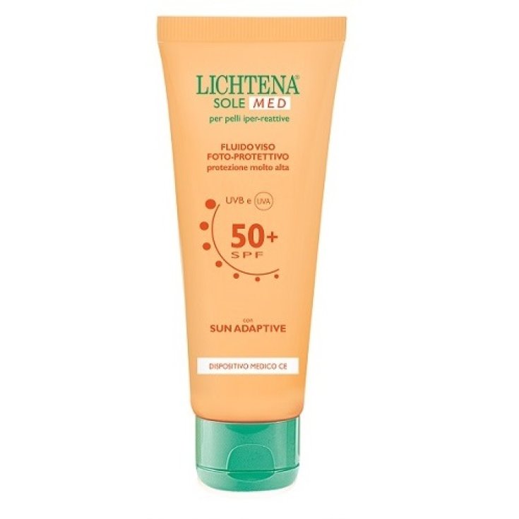 Lichtena Med Fluid SPF 50+ Crema Solar Rostro Pieles Hiper Reactivas 50ml