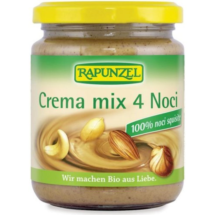 Rapunzel Crema Mix 4 Frutos Secos 100% Deliciosos Frutos Secos 250g