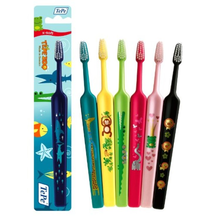 Cepillo de dientes Tepe Zoo X-Soft