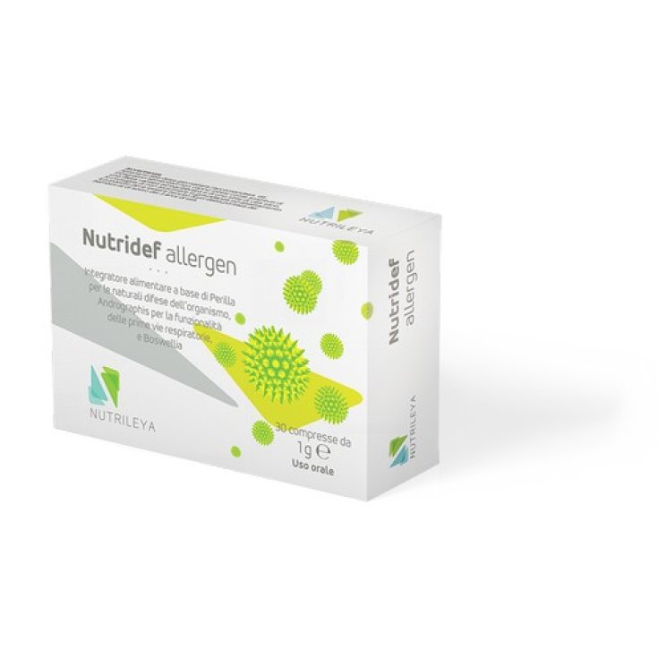 Nutrileya Nutridef Suplemento Alimenticio Alérgenos 30 Comprimidos