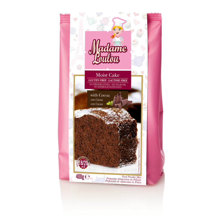 Madame Loulou Moist Cake Cacao en Polvo Preparado Sin Gluten 400g