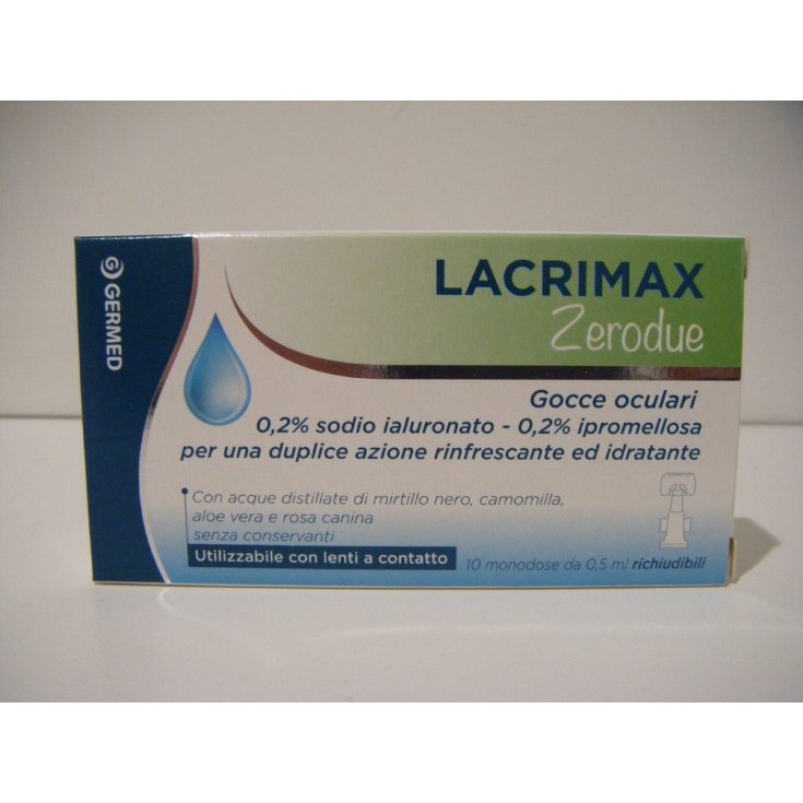 Lacrimax Zerodue Colirio 10 Monodosis