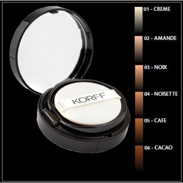 Korff Base de Maquillaje en Cojín SPF25 Color 04 Noisette 12g