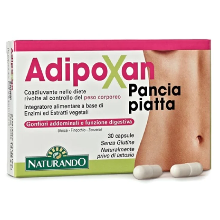 Adipoxan Complemento Alimenticio Vientre Plano 30 Comprimidos