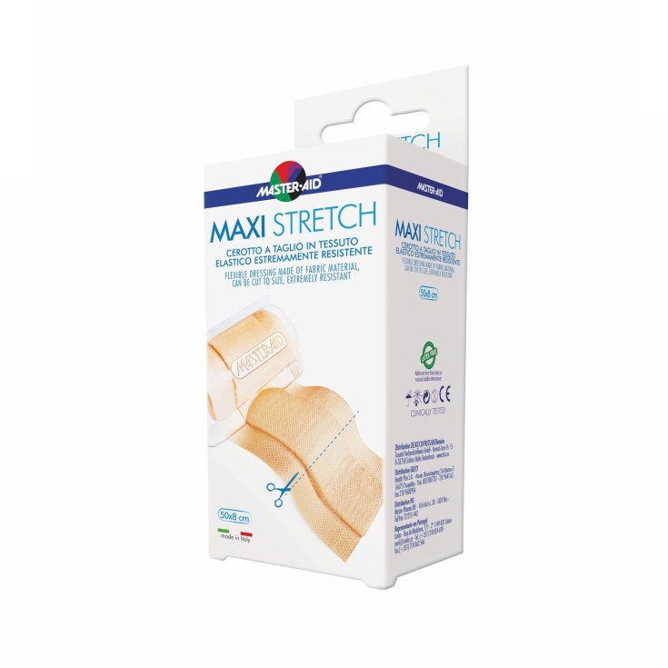 Master-Aid® Maxi Stretch Cut Patch En Tejido Elástico Extremadamente Resistente 1 Pieza 50x6cm