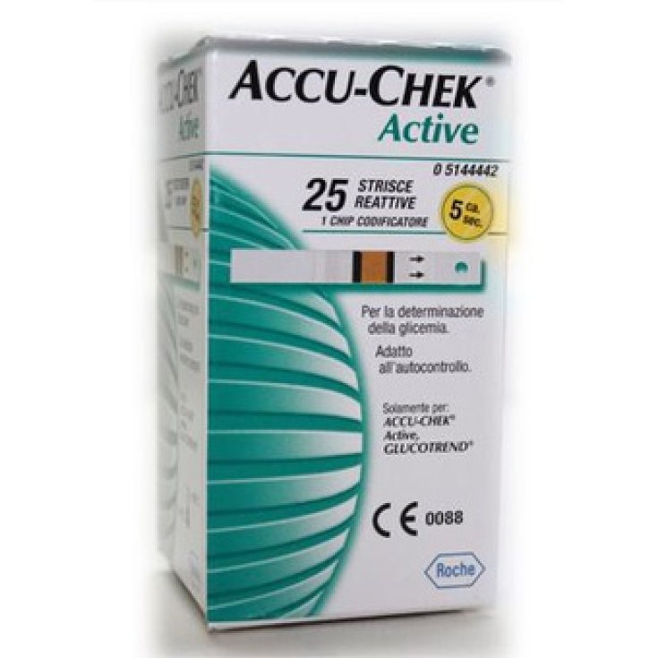 Tiras reactivas Accu-Chek Active 25