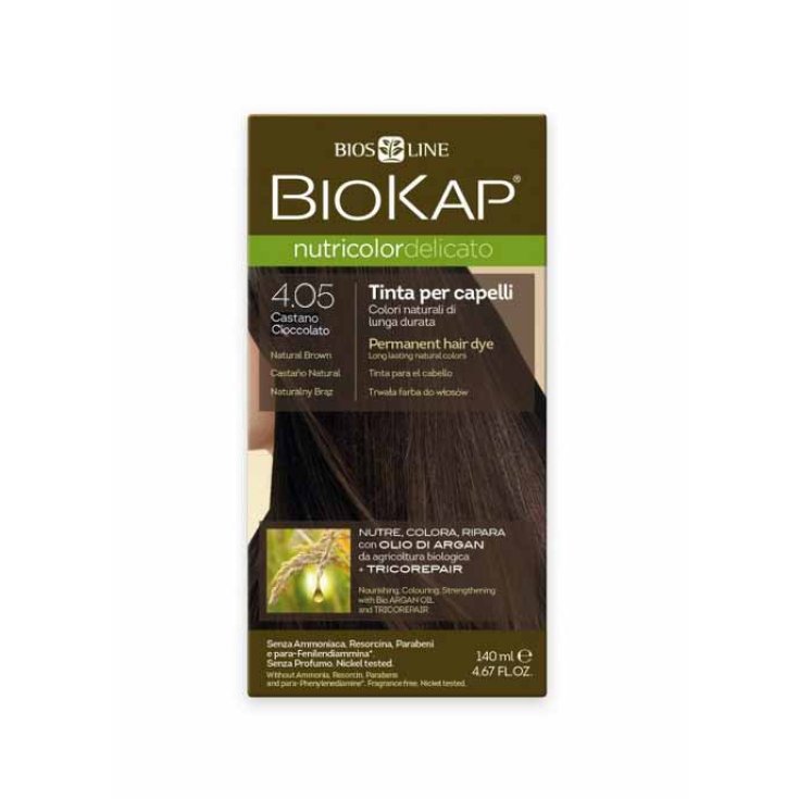 Biokap Nutricolor Delicato 4,05 Castaño 140ml