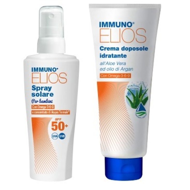Immuno Elios Children's Sun Spray SPF50+ y Morgan Pharma After Sun Cream