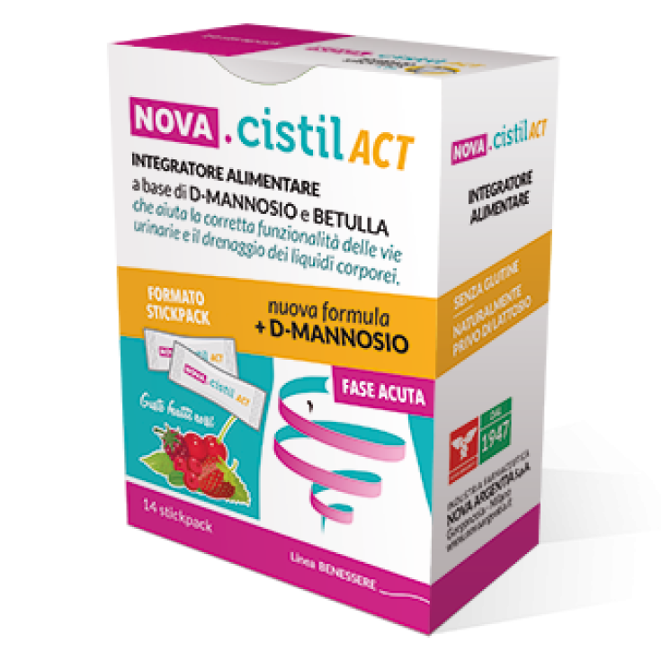 Nova Argentia Nova.Cistil Act Suplemento Alimenticio 14 Stick