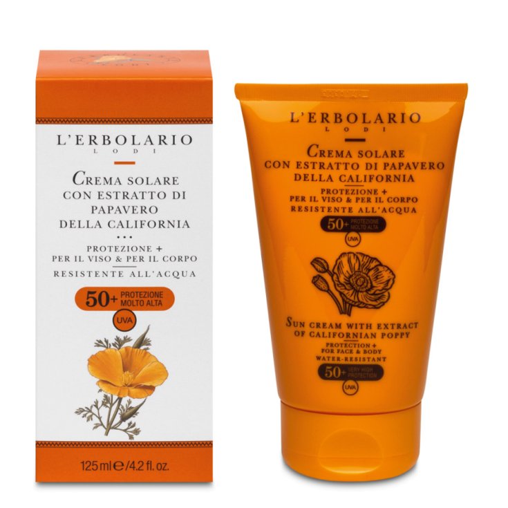 L'Erbolario Crema Solar Extractos Amapola Spf50+ 125ml