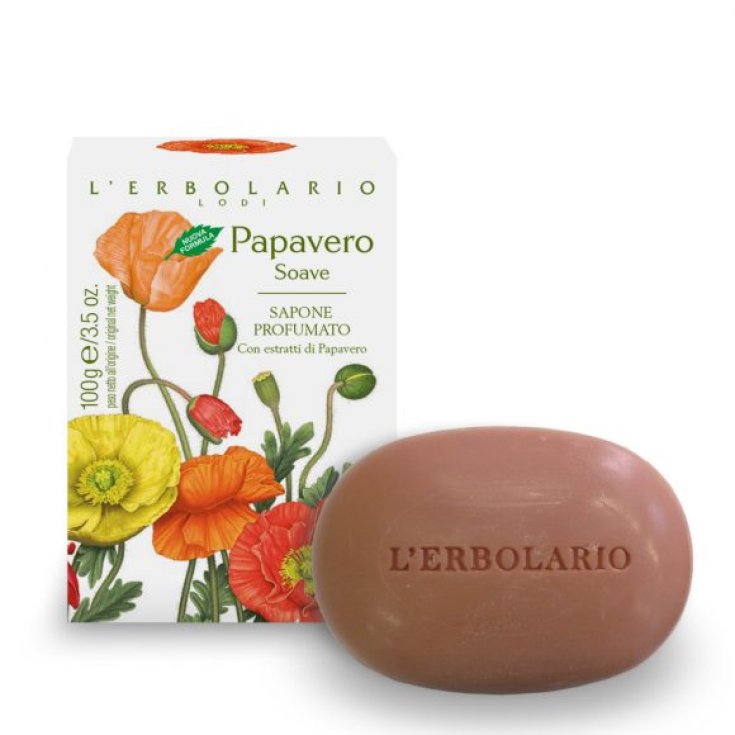 L'Erbolario Papavero Soave Jabón Perfumado 100g