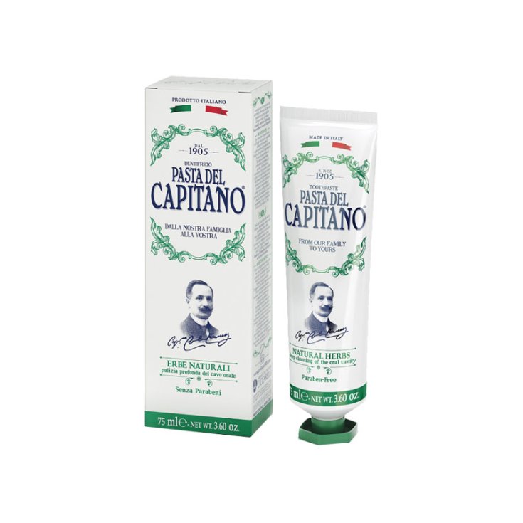 Dr. Ciccarelli Pasta Del Capitano Since 1905 Pasta de dientes a base de hierbas naturales 25ml