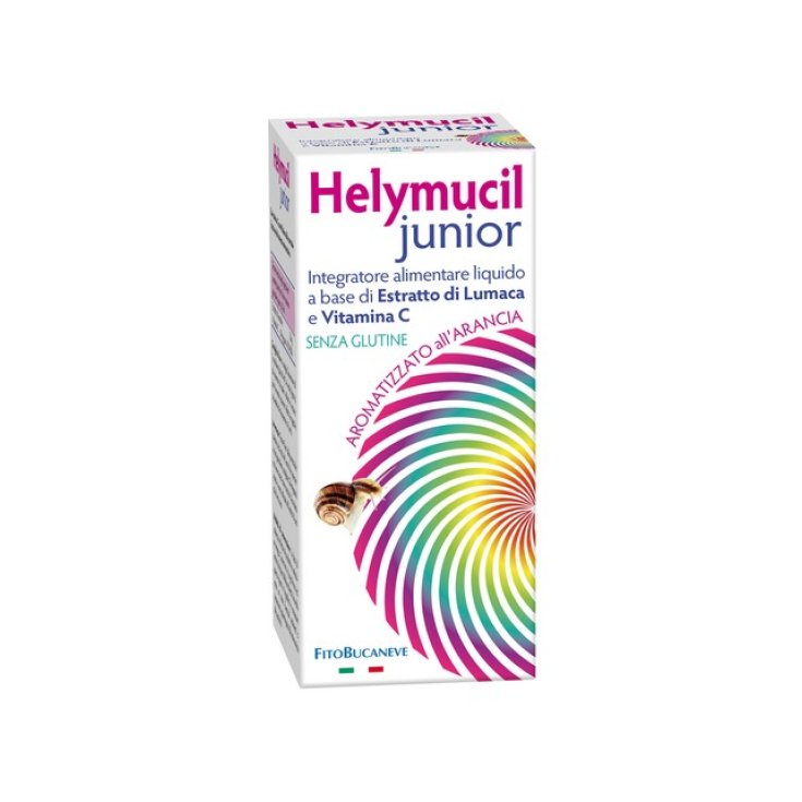 Fitobucaneve Helymucil Baba de Caracol Jarabe Complemento Alimenticio Infantil Sin Gluten 150ml