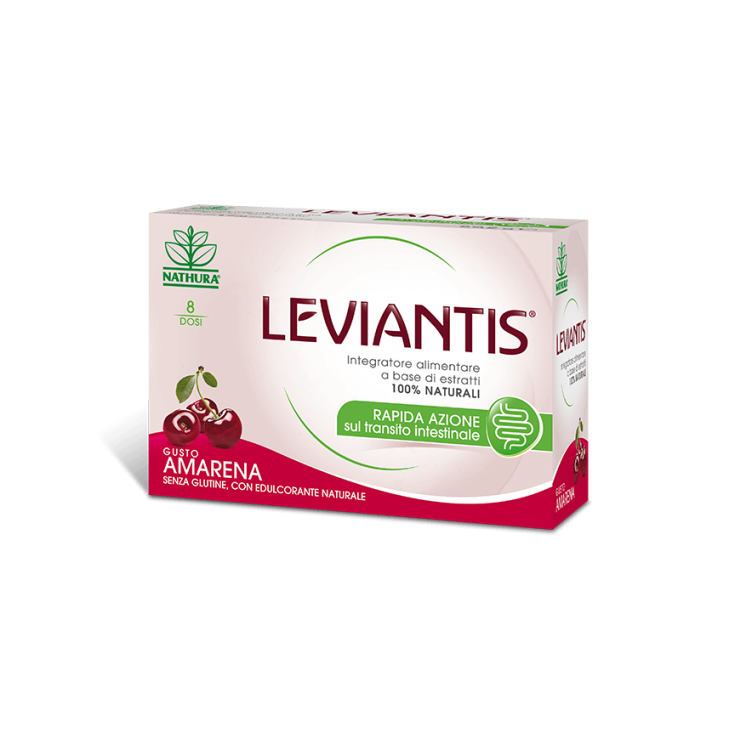 Nathura Leviantis Complemento Alimenticio Sabor Cereza Negra 16 Bolsas