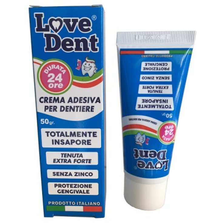 Love Dent Crema Adhesiva Para Prótesis Dentales 50g