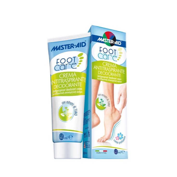 Master-Aid® Foot Care Antitranspirante Crema Desodorante 60ml