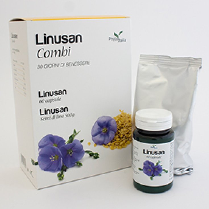 Phytoitalia Linusan Combi Suplemento Alimenticio 30 Cápsulas + 23g Polvo