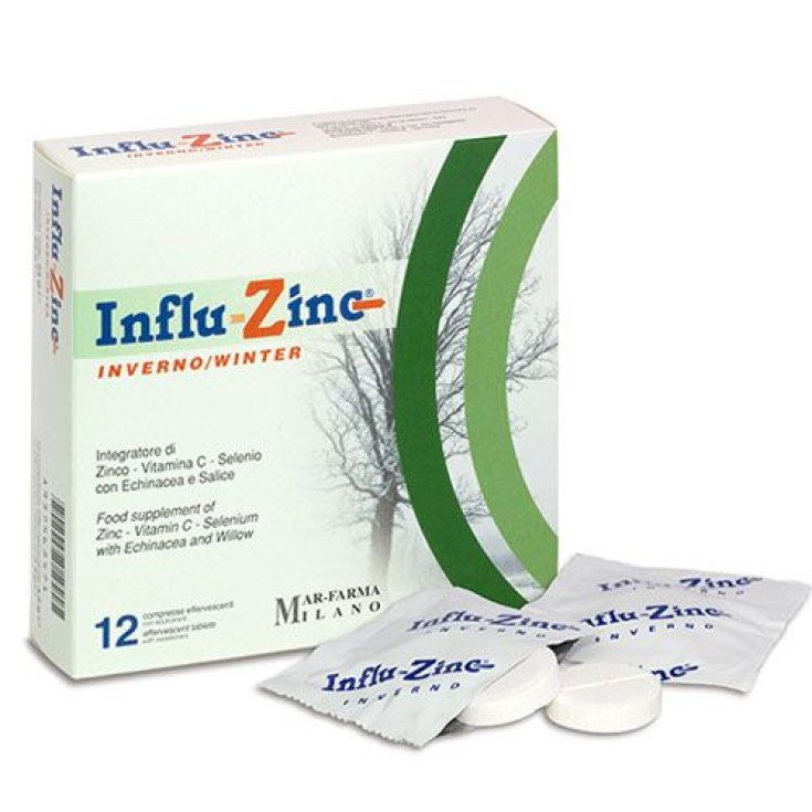 Mar-Farma Influ-Zinc Invierno Complemento Nutricional 12 Comprimidos Efervescentes