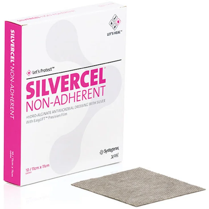 Systagenix Silvercel Apósito No Adherente 10x20cm