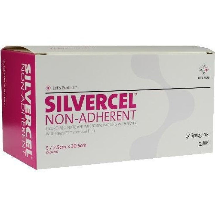 Systagenics Silvercel Gasa No Adherente 2,5x30,5cm