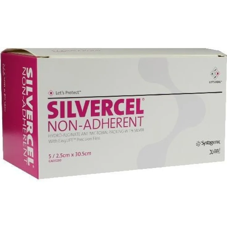 Systagenics Silvercel Gasa No Adherente 2,5x30,5cm