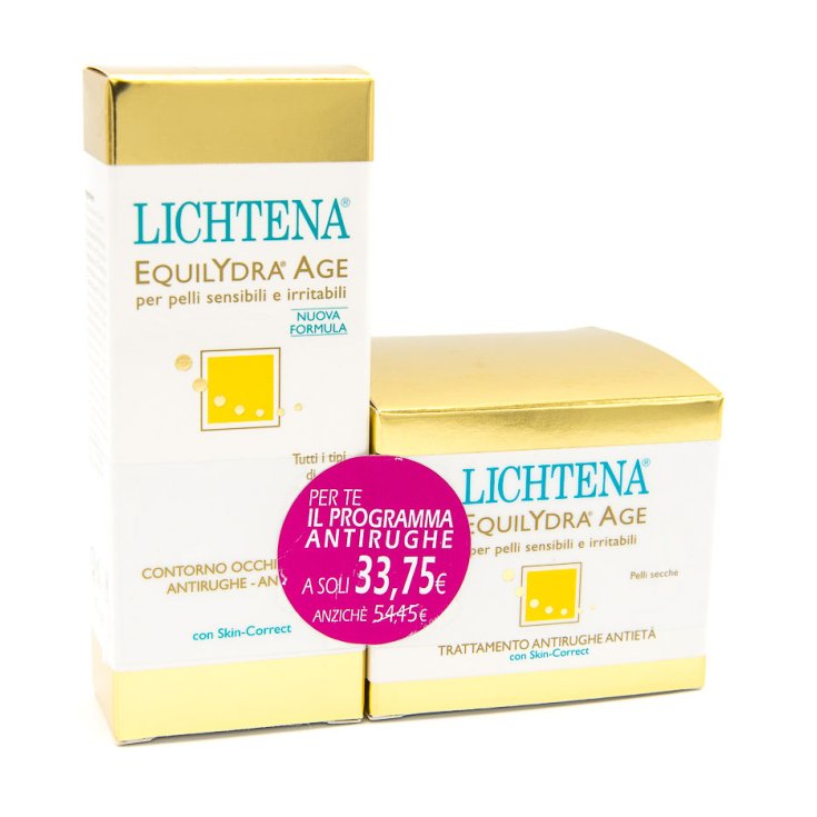 Lichtena Equilydra Age Antiarrugas Piel Seca + Contorno de Ojos