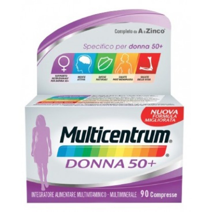 Multicentrum Mujer 50+ Complemento Alimenticio 90 Comprimidos